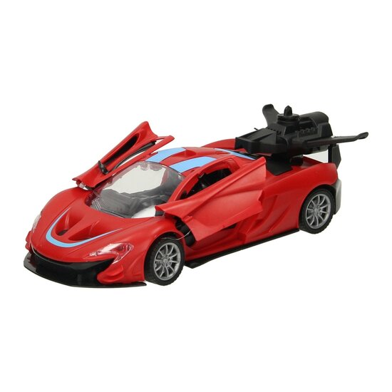 RC Sportwagen met Stoomfunctie Rood