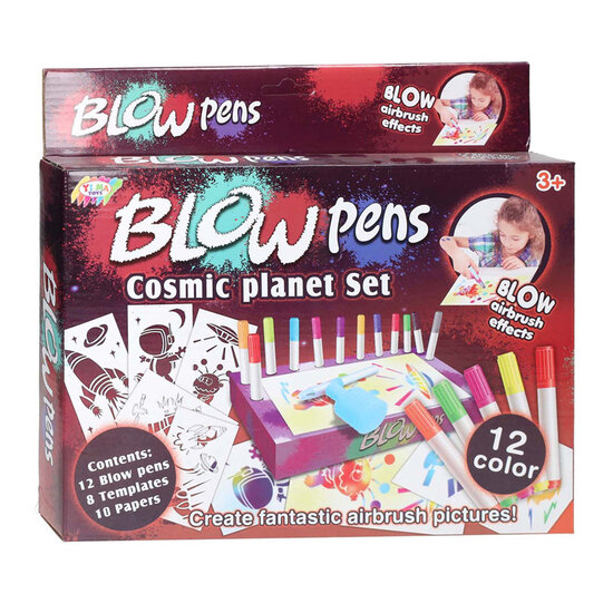 Blaaspennenset met Pompje Space