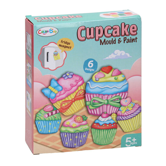 Gieten &amp; Schilderen Cupcakes