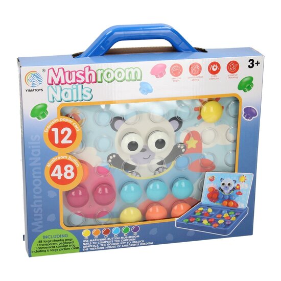 Jumbo Insteekmoza&iuml;ek Buttons in Koffer, 60dlg.