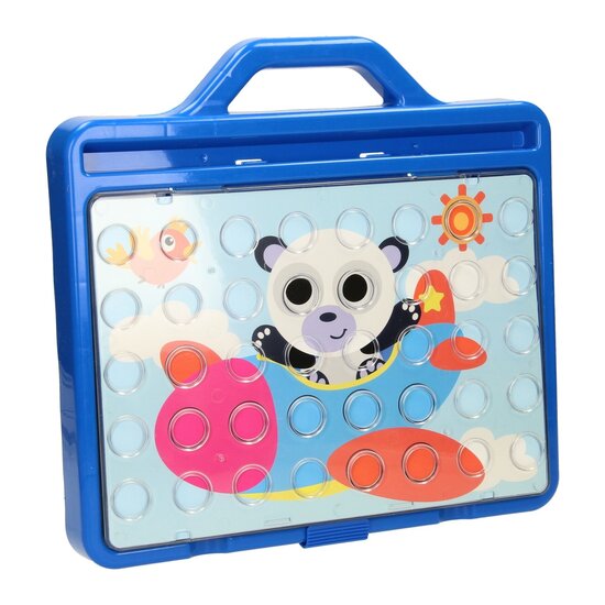 Jumbo Insteekmoza&iuml;ek Buttons in Koffer, 60dlg.