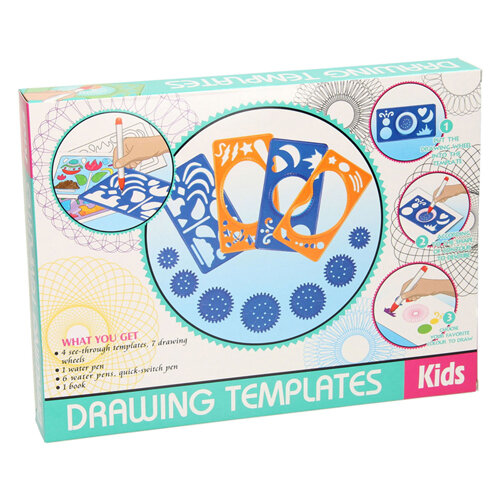 Spiraal Tekenset Sjablonen, 19dlg.