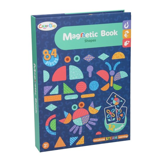 Magnetisch Boek - Vormen, 84dlg.