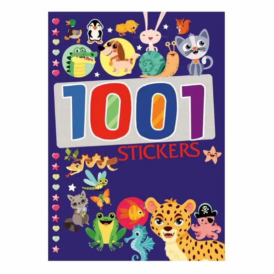 1001 Stickerboek Dieren