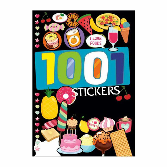 1001 Stickerboek Eten &amp; Drinken