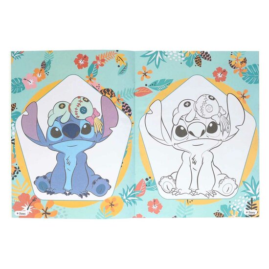 Stitch Kleurboek met Voorbeelden, 32pag.