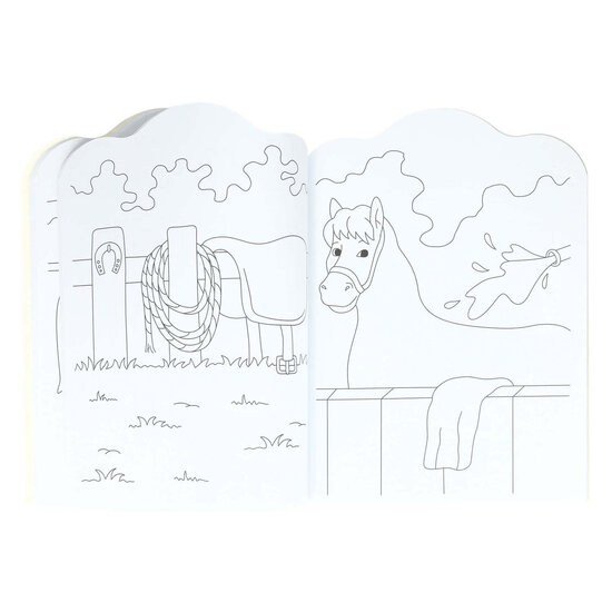 Kleurboek voor Kinderen Pony's en Paarden, 96pag