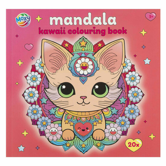 Mandala Kawaii Kleurboek - 20 Vellen