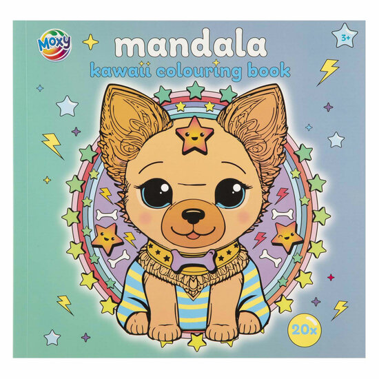 Mandala Kawaii Kleurboek - 20 Vellen