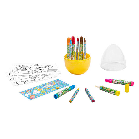 Set Knutselen met Pasen - Incl. Markers en Krijtjes