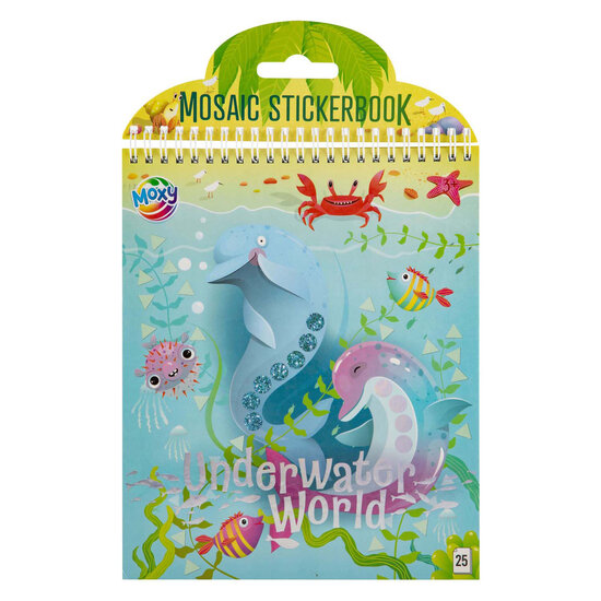 Luxe Moza&iuml;ek Stickerboek Onderwaterwereld