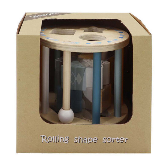 Houten Vormenstoof Rollend