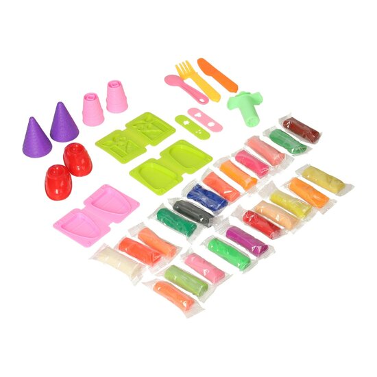 Kleiset in Opbergbox IJsjes - 24 Kleuren Klei