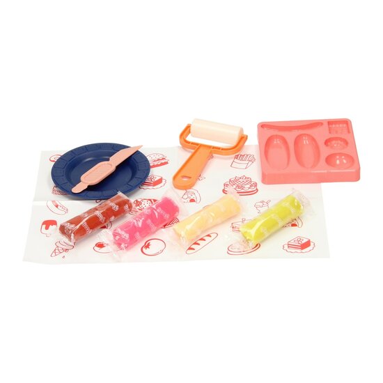 Kleiset Eten Broodje Gezond - 4 Kleuren Klei