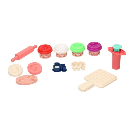 Kleiset met Wafelijzer - 4 Kleipotjes