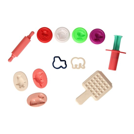 Kleiset met Wafelijzer - 4 Kleipotjes