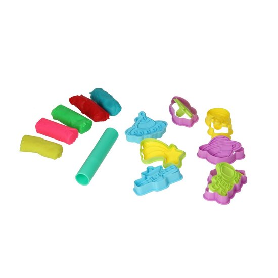 Kleiset Ruimtevaart - 5 Kleuren Klei