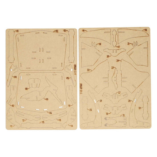 Houten Bouwpakket Dino 3D Pterosauri&euml;r