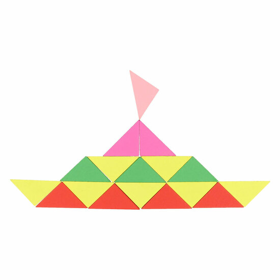 Houten Tangram Driehoeken