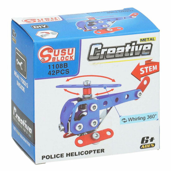 Metalen Bouwpakket Politie Voertuig