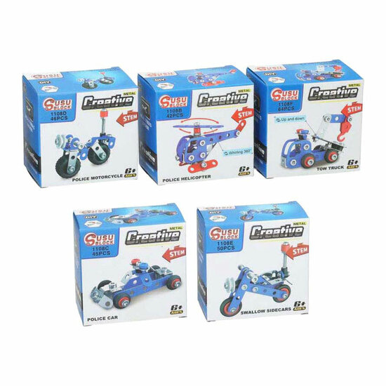 Metalen Bouwpakket Politie Voertuig