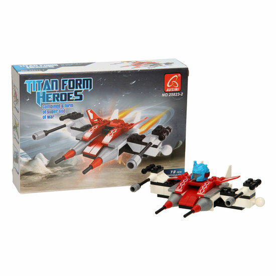 Bouwset Titan Heroes - Space Rood - 73dlg.