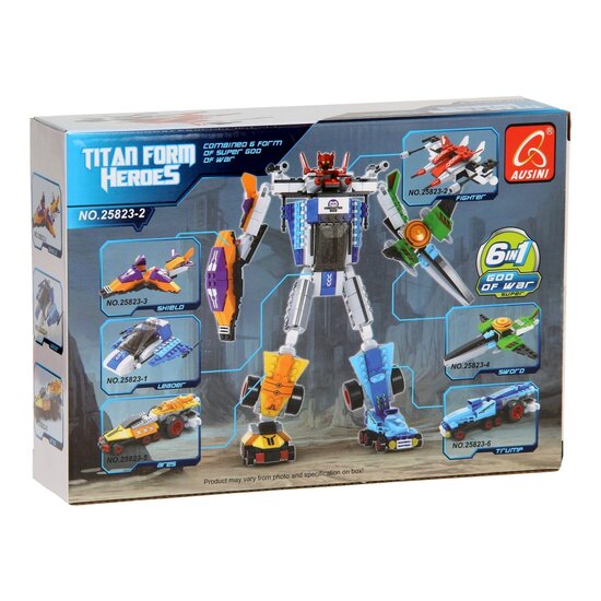 Bouwset Titan Heroes - Space Rood - 73dlg.