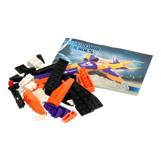 Bouwset Titan Heroes - Space Oranje - 49dlg.