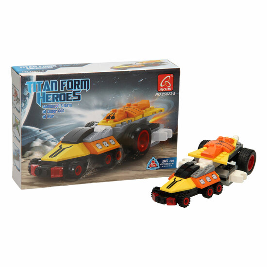 Bouwset Titan Heroes - Space Explorer Oranje - 96dlg.