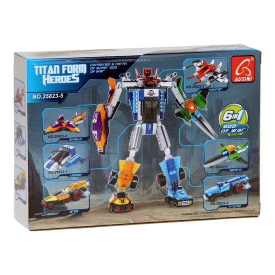 Bouwset Titan Heroes - Space Explorer Oranje - 96dlg.