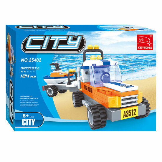 Bouwset Strand Reddingsdienst - 124dlg.