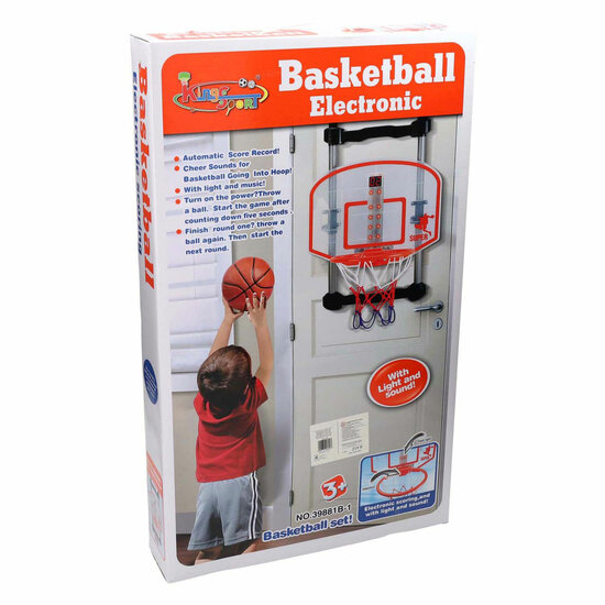 Basketbalbord Deurhanger met Teller