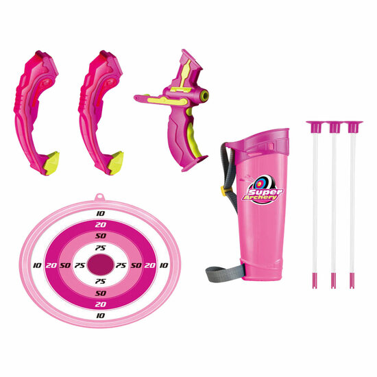 Pijl- en Boogset met Licht Roze