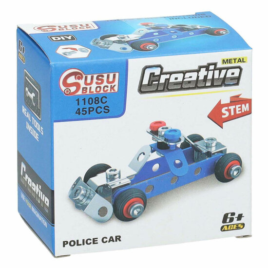 Metalen Bouwpakket Politie Voertuig