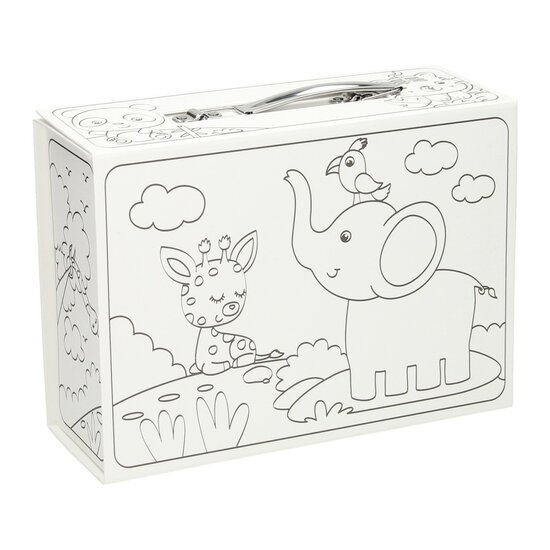 Kleur je eigen Koffertje met Dieren