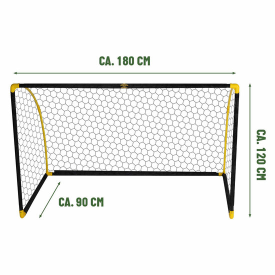 Voetbaldoel 180x90x120cm