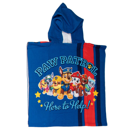 Handdoek Poncho Paw Patrol 55x110cm
