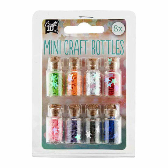 Mini Knutselflesjes - 8st.