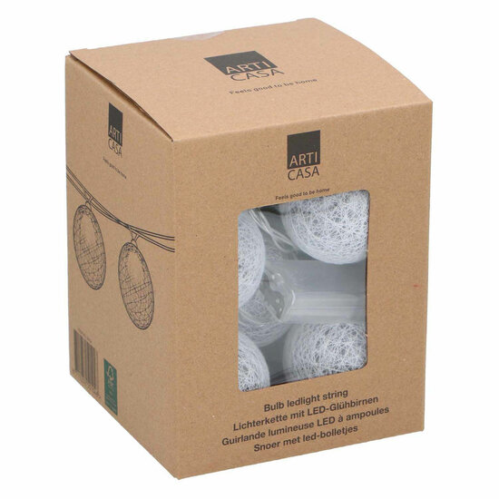 Snoer met 10 Led-Bolletjes