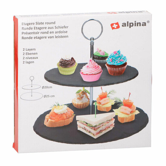 Etag&egrave;re Natuurlijk Leisteen - 20/25cm