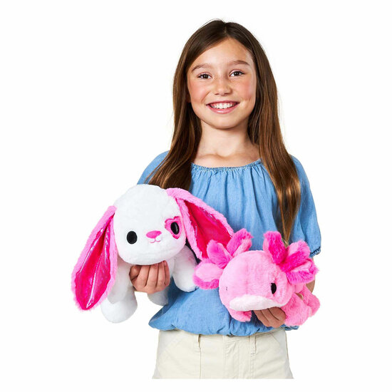 ZURU Hug A Lumps Knuffel Langoor Konijn, 35 cm