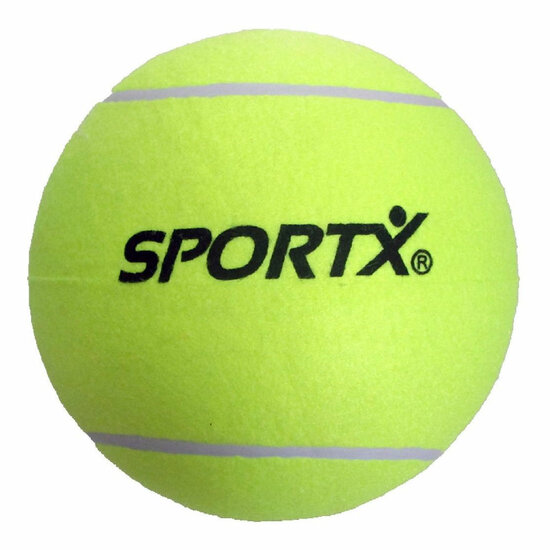 SportX Jumbo Tennisbal XL Geel, 22cm