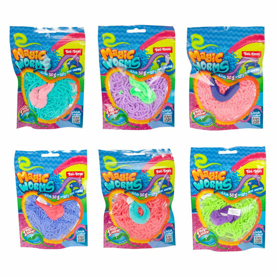 Magic Wormen met grote Magische Worm - 30gr.