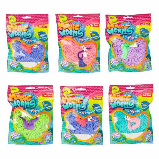 Magic Wormen met grote Magische Worm - 50gr.