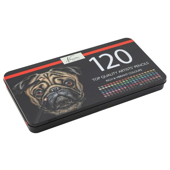 Nassau Kleurpotloden in Box, 120st.