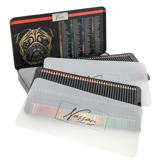 Nassau Kleurpotloden in Box, 120st.