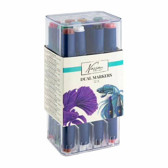 Nassau Ronde Dual Markers - 12st.