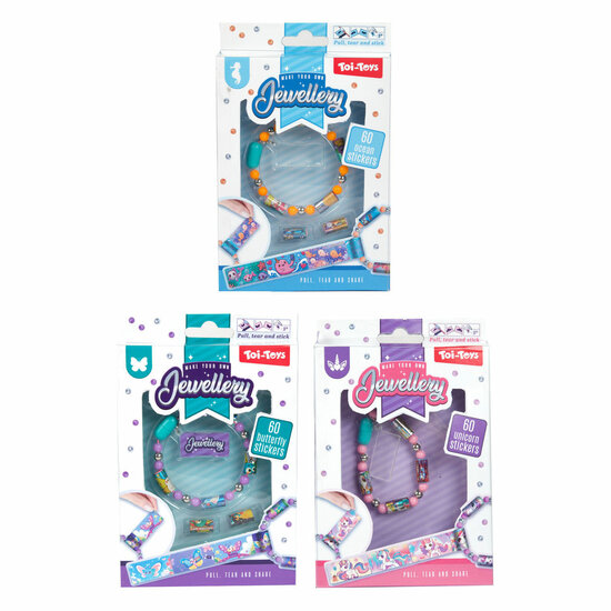 Armband met Stickerkralen - 60 Stickers