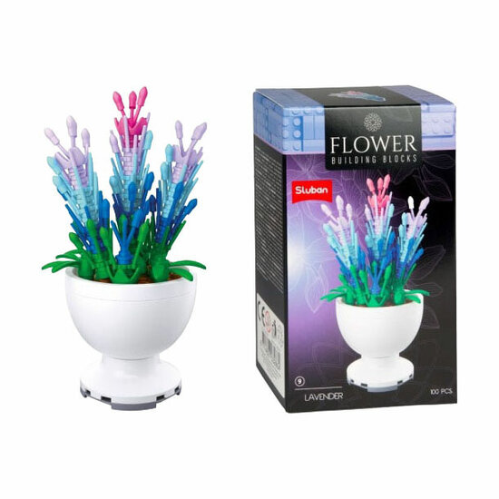 Sluban Bouwstenen Bloemen in Post