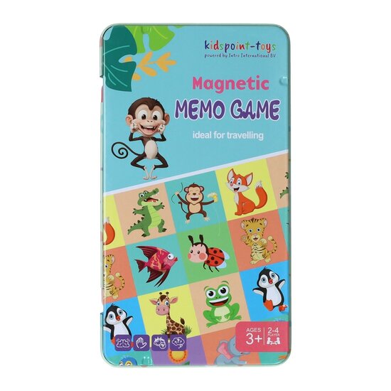 Magnetische Reisspel in Blik Memo
